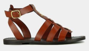 Gladiatorsandalen van leer